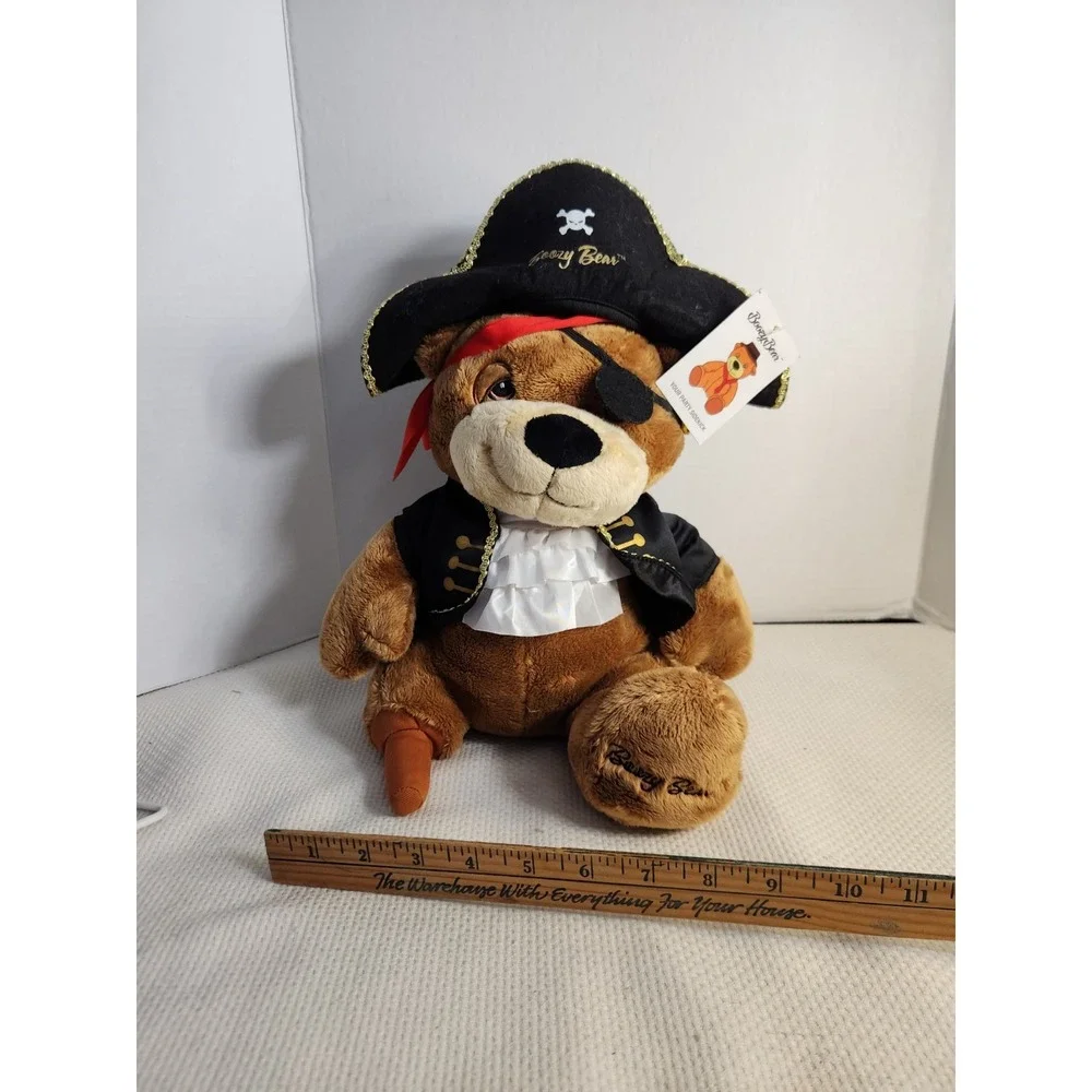 Boozy Bear Wine Bottle Holder Hider Pirate Plush Alcohol Hidden 750ml Plush Only